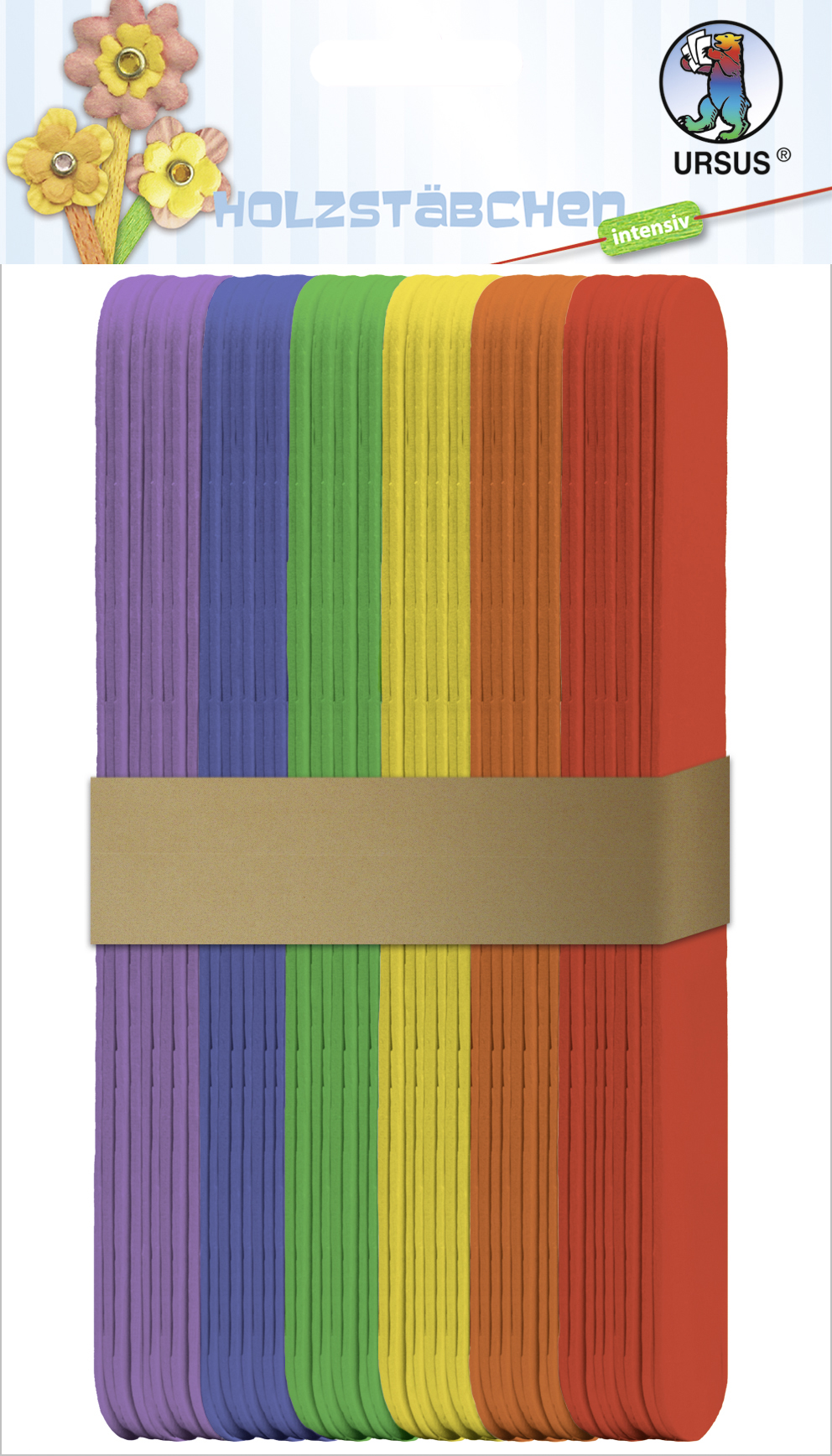 Holzstäbchen 150x18x1,6mm 50pcs